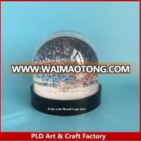 resin Nativity photo snow globe