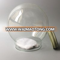 120mm 150mm empty snow globe with rubber plug for DIY made in China