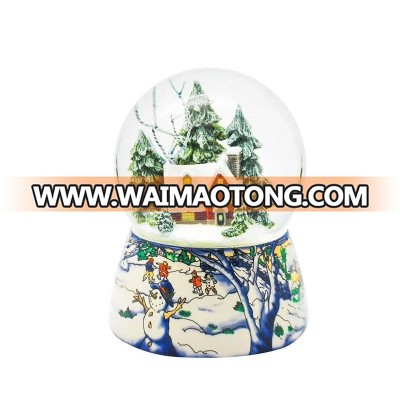 Resin souvenir of snow globe paris custom made snow globe souvenir