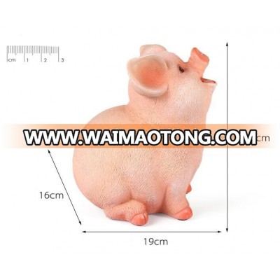 Waimaotong wholesale lovely resin pig piggy bank for sale